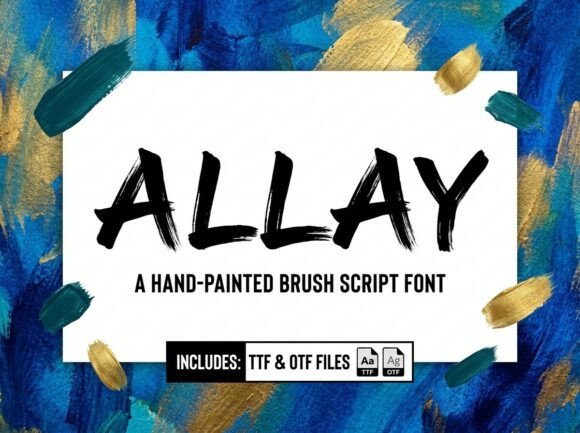 Allay Font: Bold Display Script for Digital Campaigns