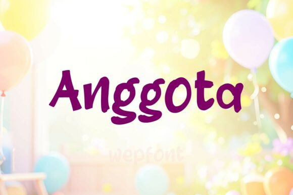 Anggota Font: Playful Typography for Digital Marketing