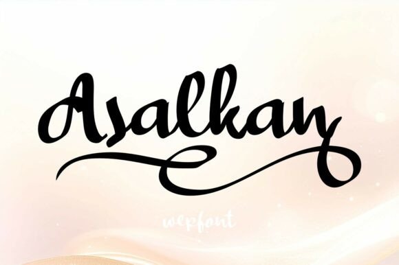 Asalkan Font: Elevating Handmade Labels and Art