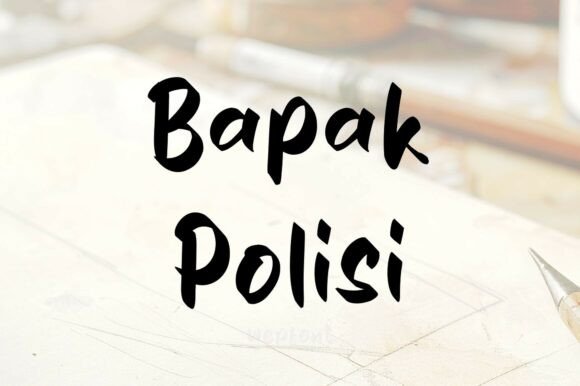 Bapak Polisi Font: A Web Designer’s Layout Test