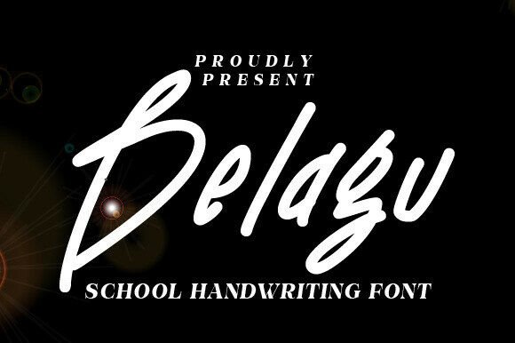 Belagu Font: Authentic Handwritten Charm for Editorial Design