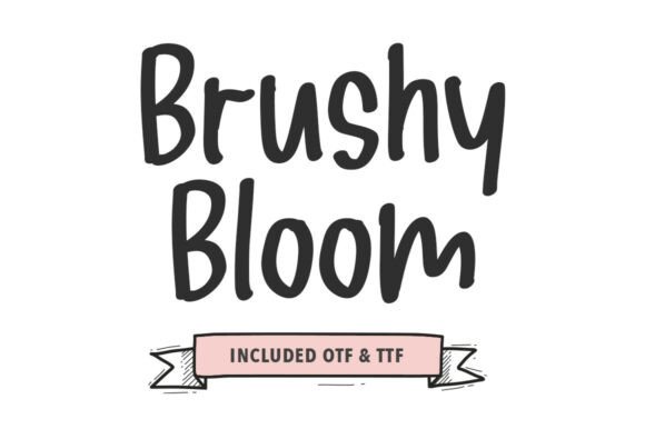 Brushy Bloom Font Review: Authentic Brush Script for Branding