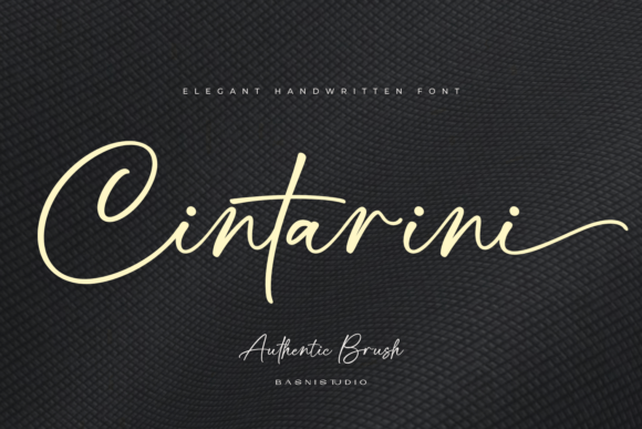 Cintarini Font: Authentic Handwriting for Business Branding