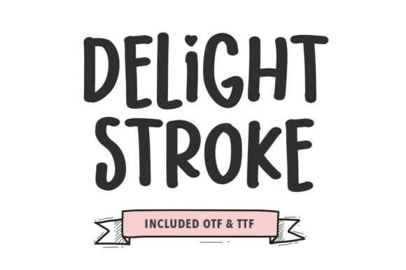 Delight Stroke Font Review for Web Design