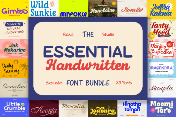 Essential Handwritten Bundle: A Font Review for Branding