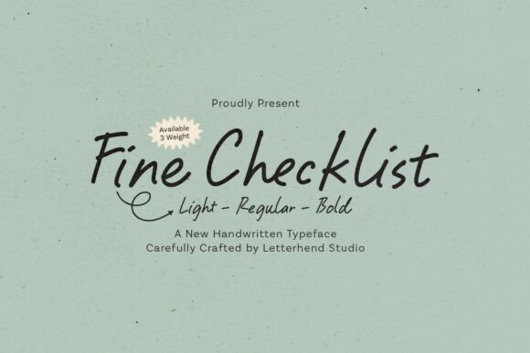 Fine Checklist Font: A Designer’s Real Branding Test