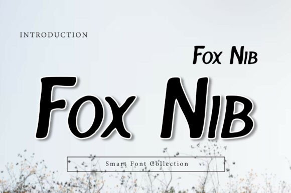 Fox Nib Font Review: Bold Handwritten Display Type