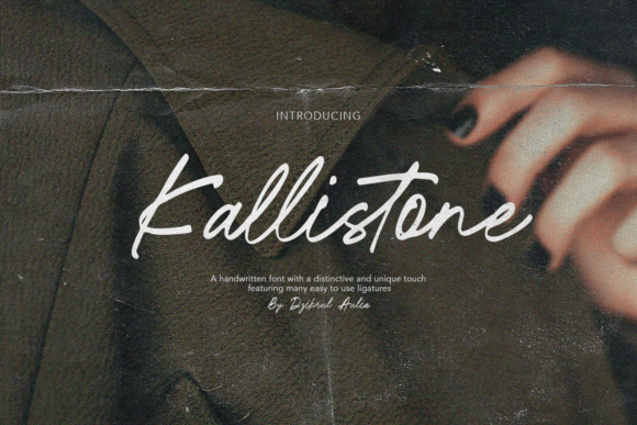 Kallistone Font: Elevating Web Design with Organic Script