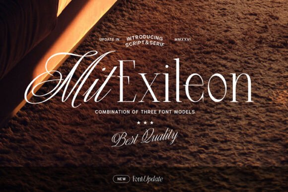 Mit Exileon Font: A Serif Upgrade for Small Business Branding