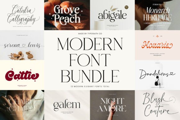 Modern Bundle: Premium Serif Fonts for Web Design
