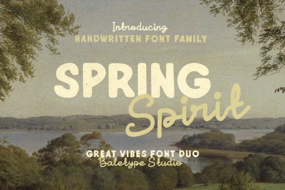 Spring Spirit Font: A Branding Refresh for Small Business