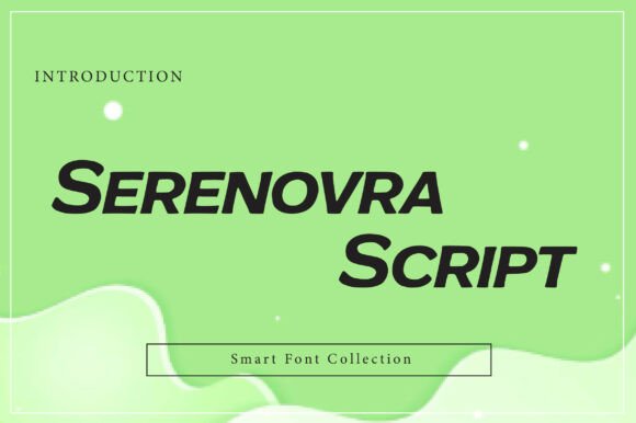 Testing Serenovra Script Font for Modern Brand Identity