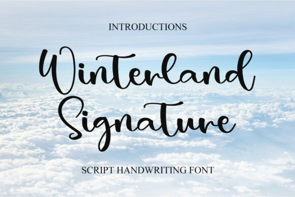Winterland Signature Font: Elevating Small Business Branding
