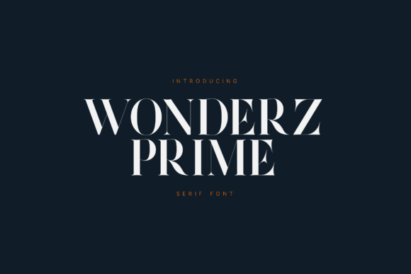 Wonderz Prime: A Premium Serif Font for Web Design